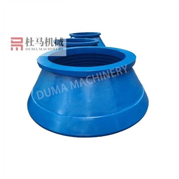 High Manganese Steel Casting Cone Crusher Spare Parts Concave Bowl Liner Mantle